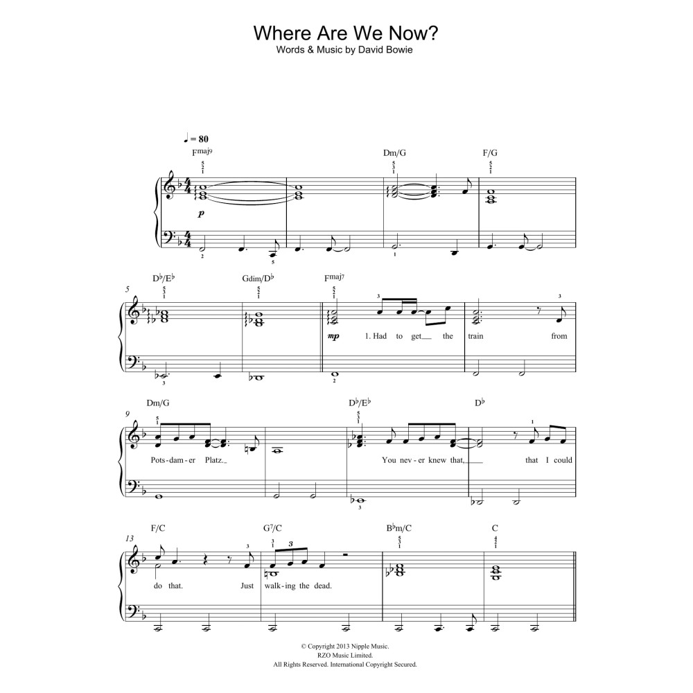 Where Are We Now?