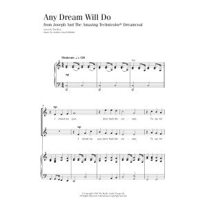 Any Dream Will Do (from Joseph And The Amazing Technicolor Dreamcoat)