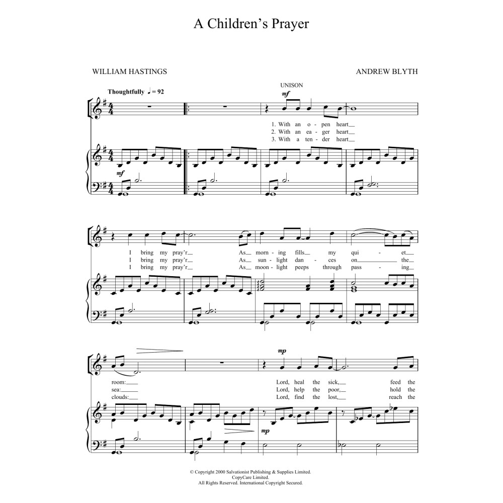 A Children's Prayer