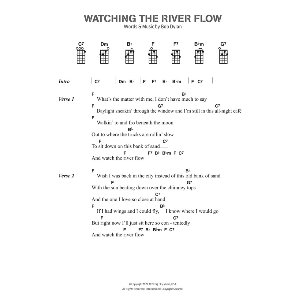 Watching The River Flow