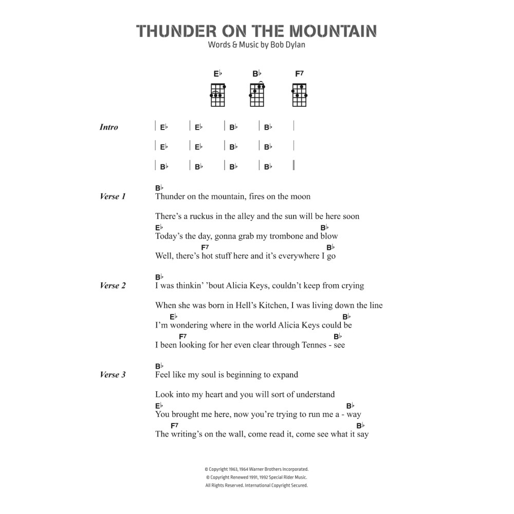 Thunder On The Mountain