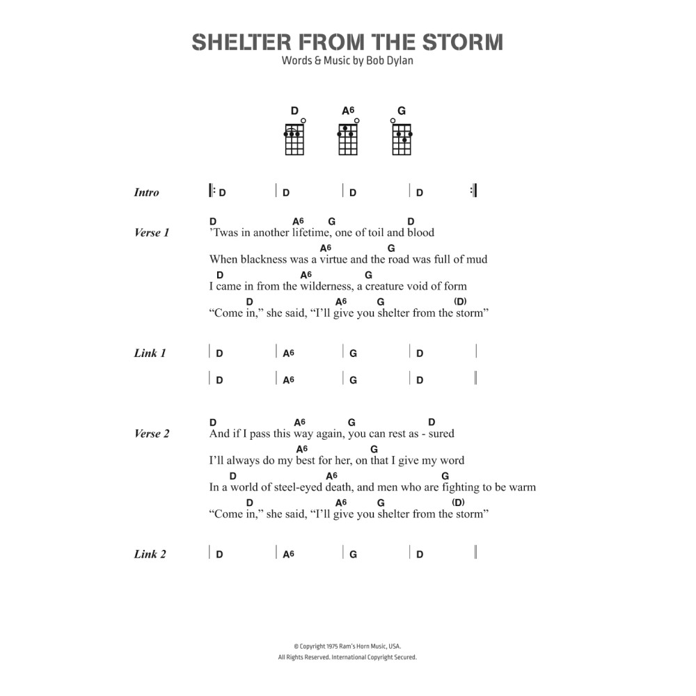Shelter From The Storm