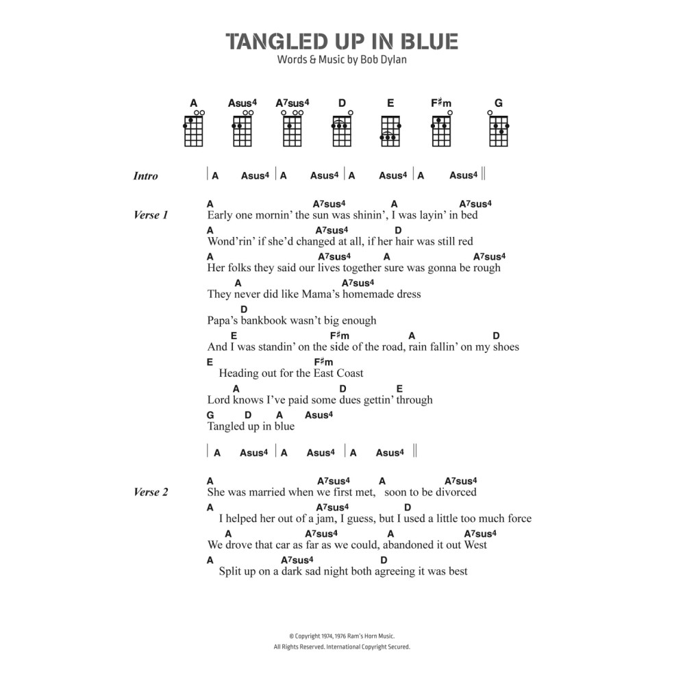 Tangled Up In Blue