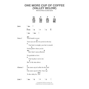 One More Cup Of Coffee (Valley Below)