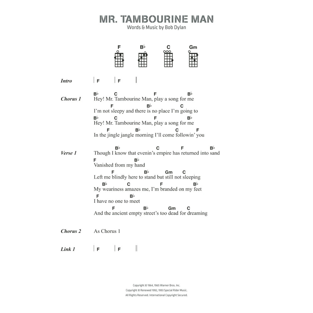 Mr. Tambourine Man