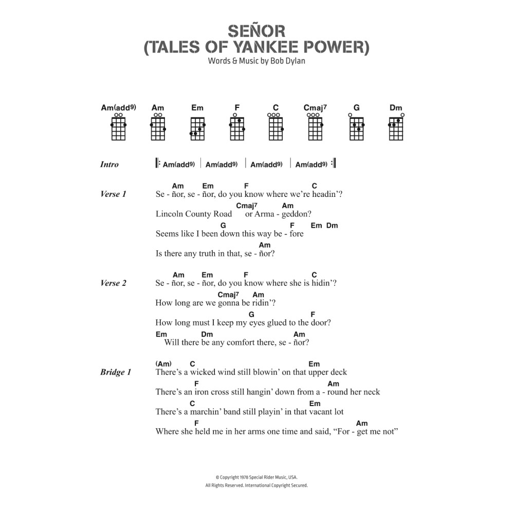 Senor (Tales Of Yankee Power)