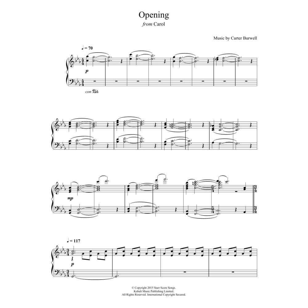 Opening (from 'Carol')