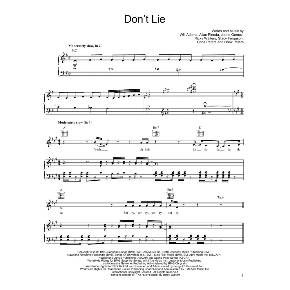 Don't Lie