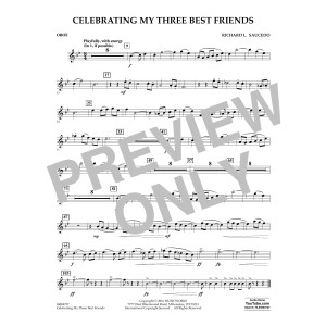 Celebrating My Three Best Friends - Oboe