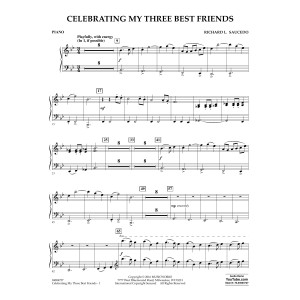 Celebrating My Three Best Friends - Piano