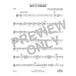Rey's Theme (from Star Wars: The Force Awakens) - Oboe
