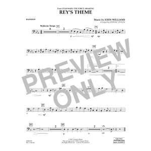 Rey's Theme (from Star Wars: The Force Awakens) - Bassoon