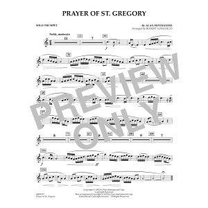 Prayer of St. Gregory (Educational Edition) - Solo Bb Trumpet