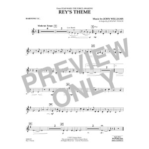 Rey's Theme (from Star Wars: The Force Awakens) - Baritone T.C.