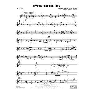 Living for the City - Alto Sax 1