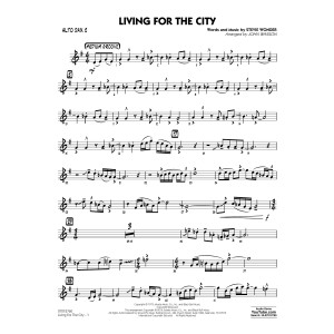Living for the City - Alto Sax 2