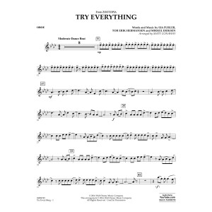 Try Everything (from Zootopia) - Oboe