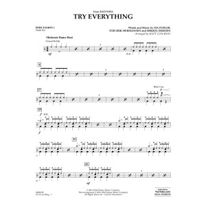 Try Everything (from Zootopia) - Percussion 1