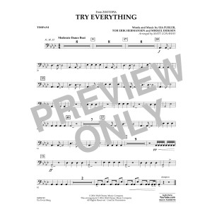 Try Everything (from Zootopia) - Timpani
