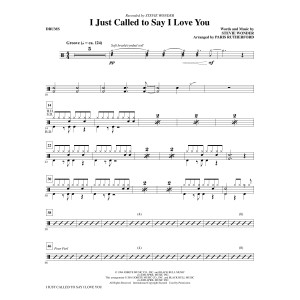 I Just Called to Say I Love You - Drums