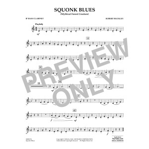 Squonk Blues - Bb Bass Clarinet