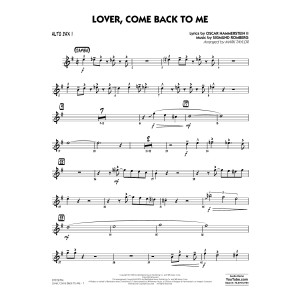 Lover Come Back to Me (Key: B-Flat) - Alto Sax 1