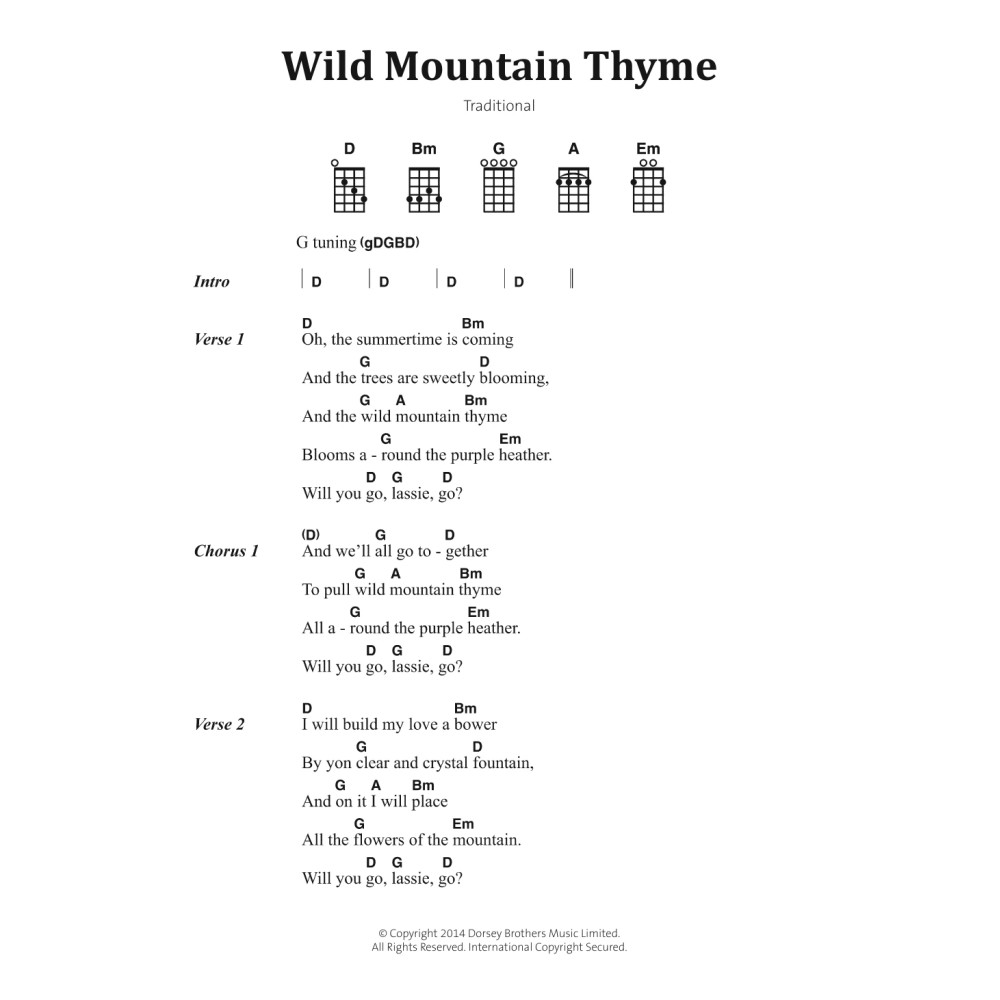 Wild Mountain Thyme