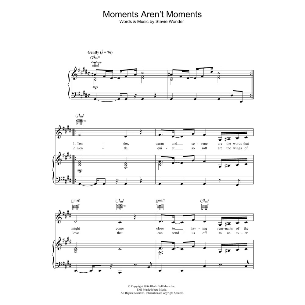 Moments Aren't Moments