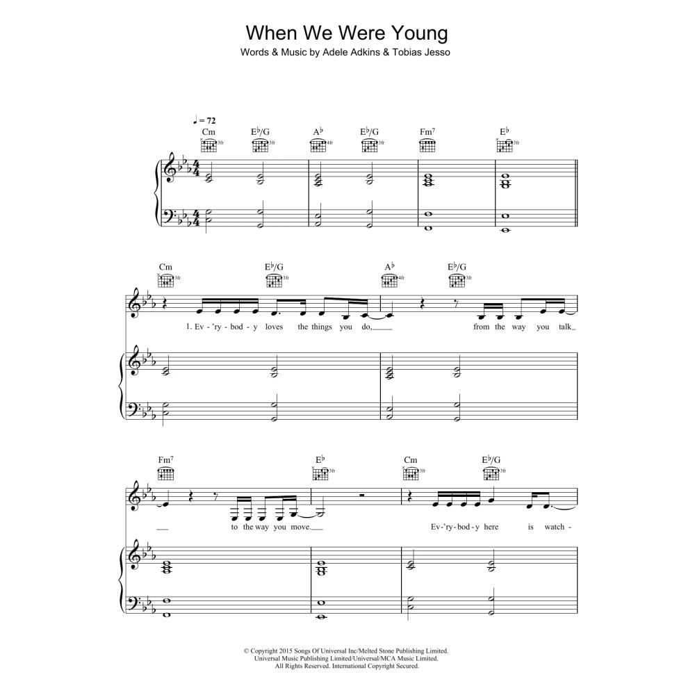 When We Were Young