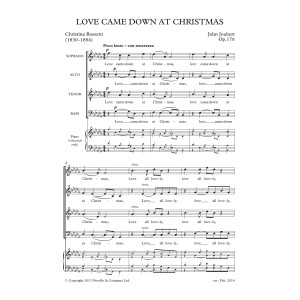 Love Came Down At Christmas