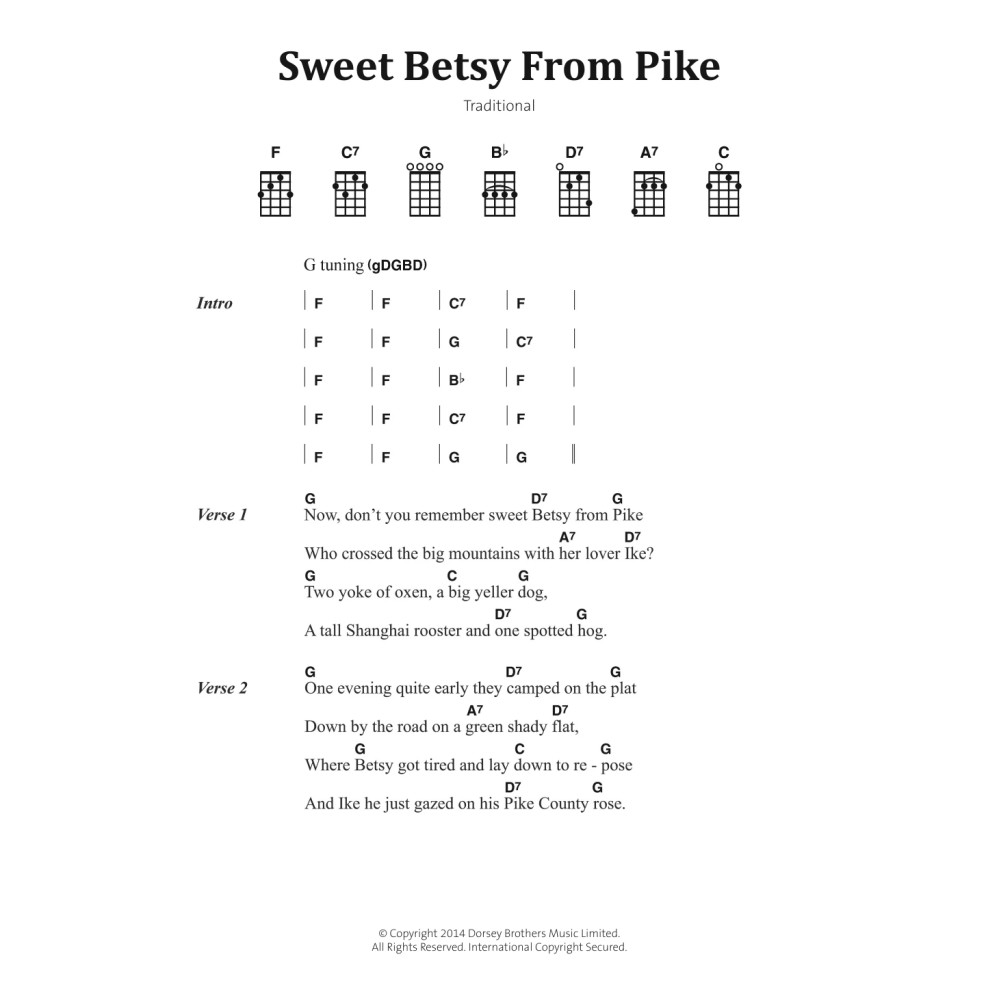 Sweet Betsy From Pike