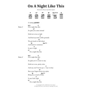 On A Night Like This