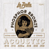 Akustik-Saitensatz La Bella Ph. Bronze 10-50