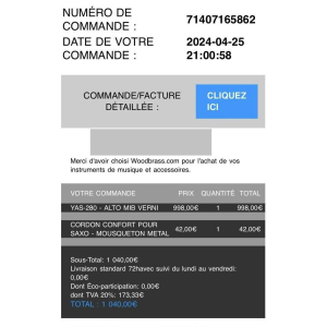 El saxofón alto Yamaha YAS-280