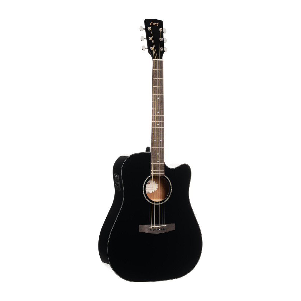 Cort Earth60ce Gitarre Schwarz