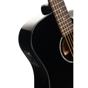 Cort Earth60ce Gitarre Schwarz