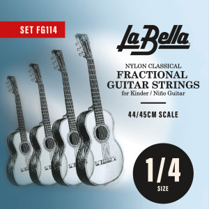 La Bella Fractional 1/4 Klassik-Saitensatz