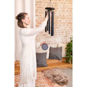 Chimes Sonic Energy Flower Of Life 36"