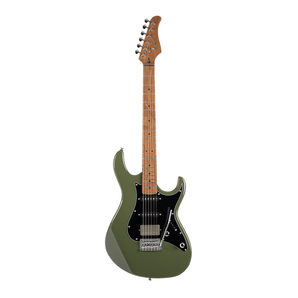 Cort G250 Se Gitarre Glänzend Olive