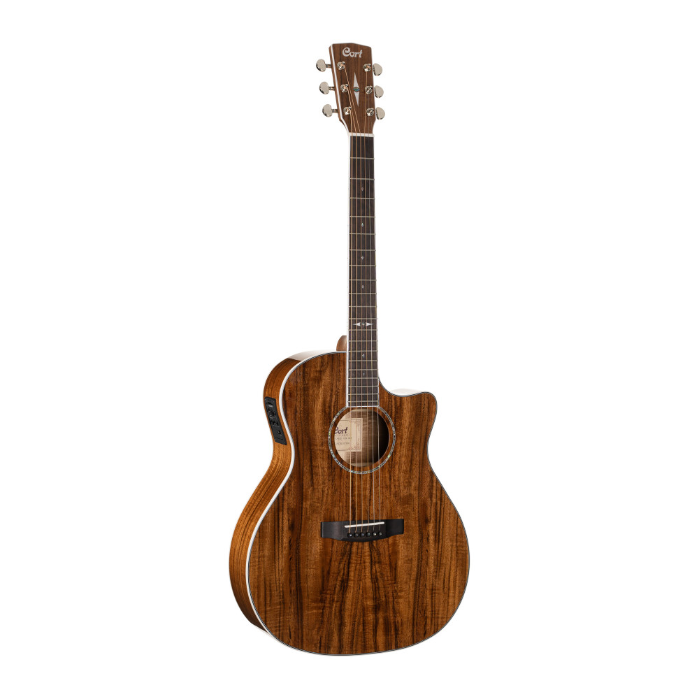 Cort Ga5f Koa Gitarre Natur Glänzend