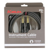 Kirlin Gitarrenkabel 6m Jack Jack Grau