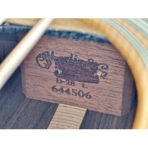 Martin D-28 L Natural 1998 Left-Handed (Zurdo)