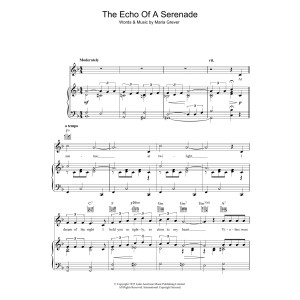 The Echo Of A Serenade