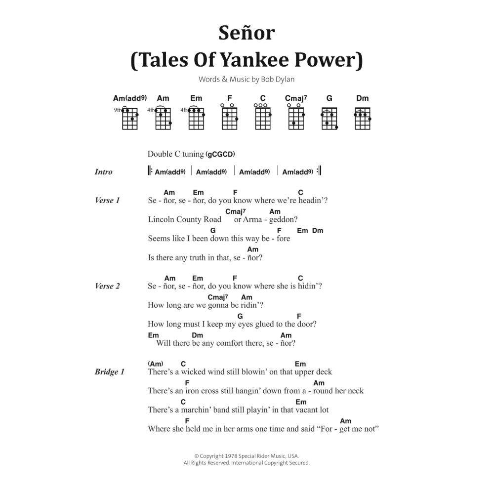 Senor (Tales Of Yankee Power)
