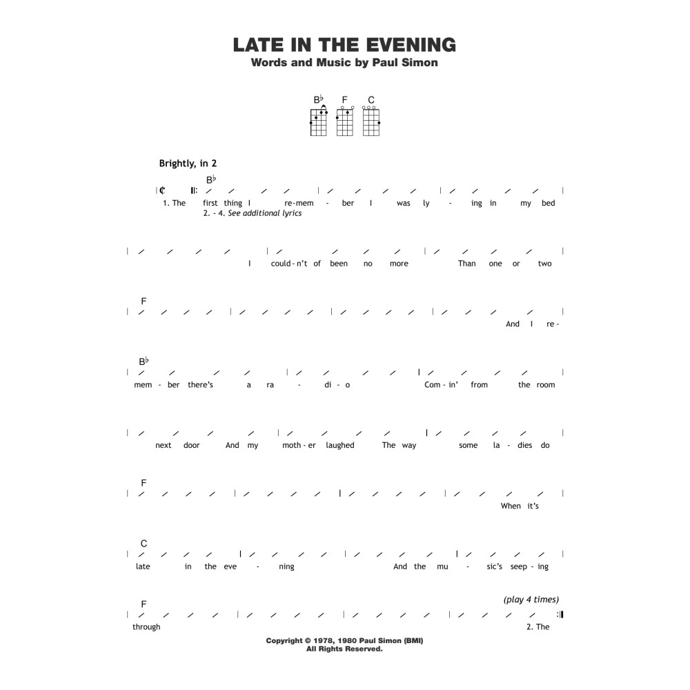 Late In The Evening