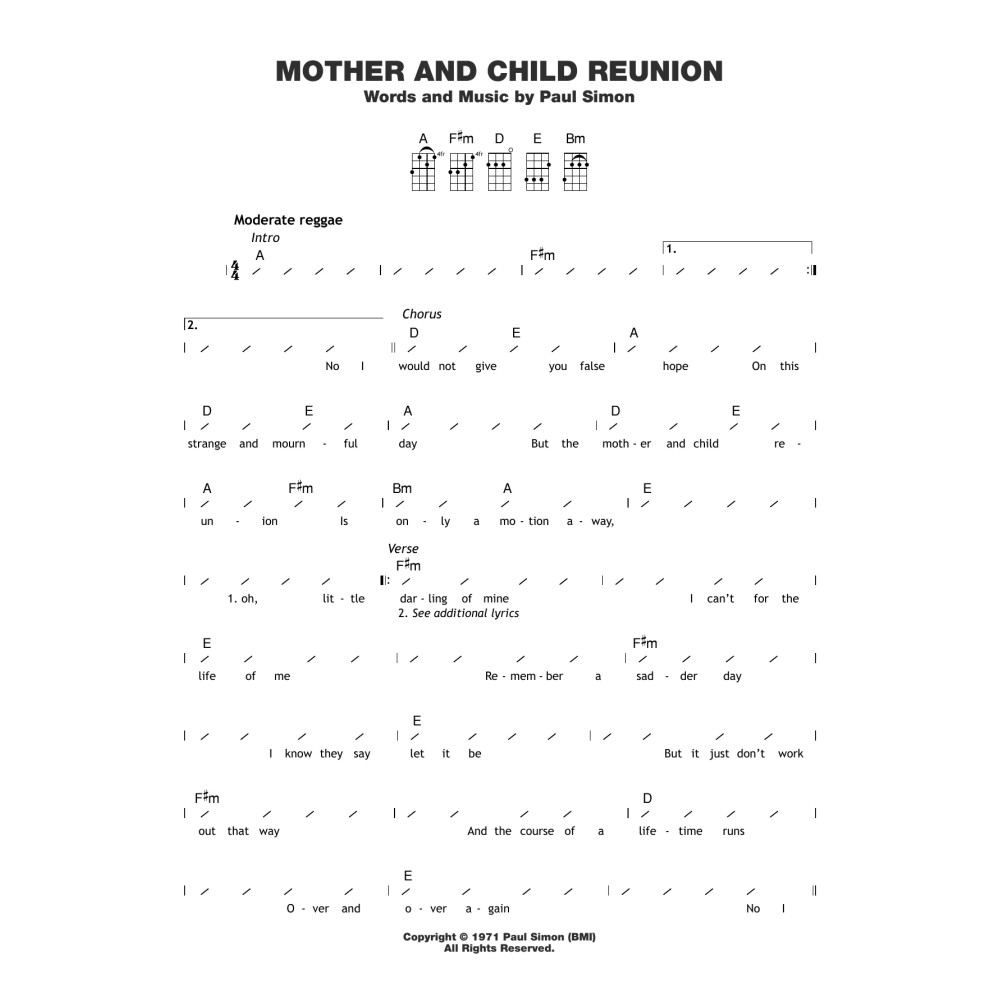 Mother And Child Reunion