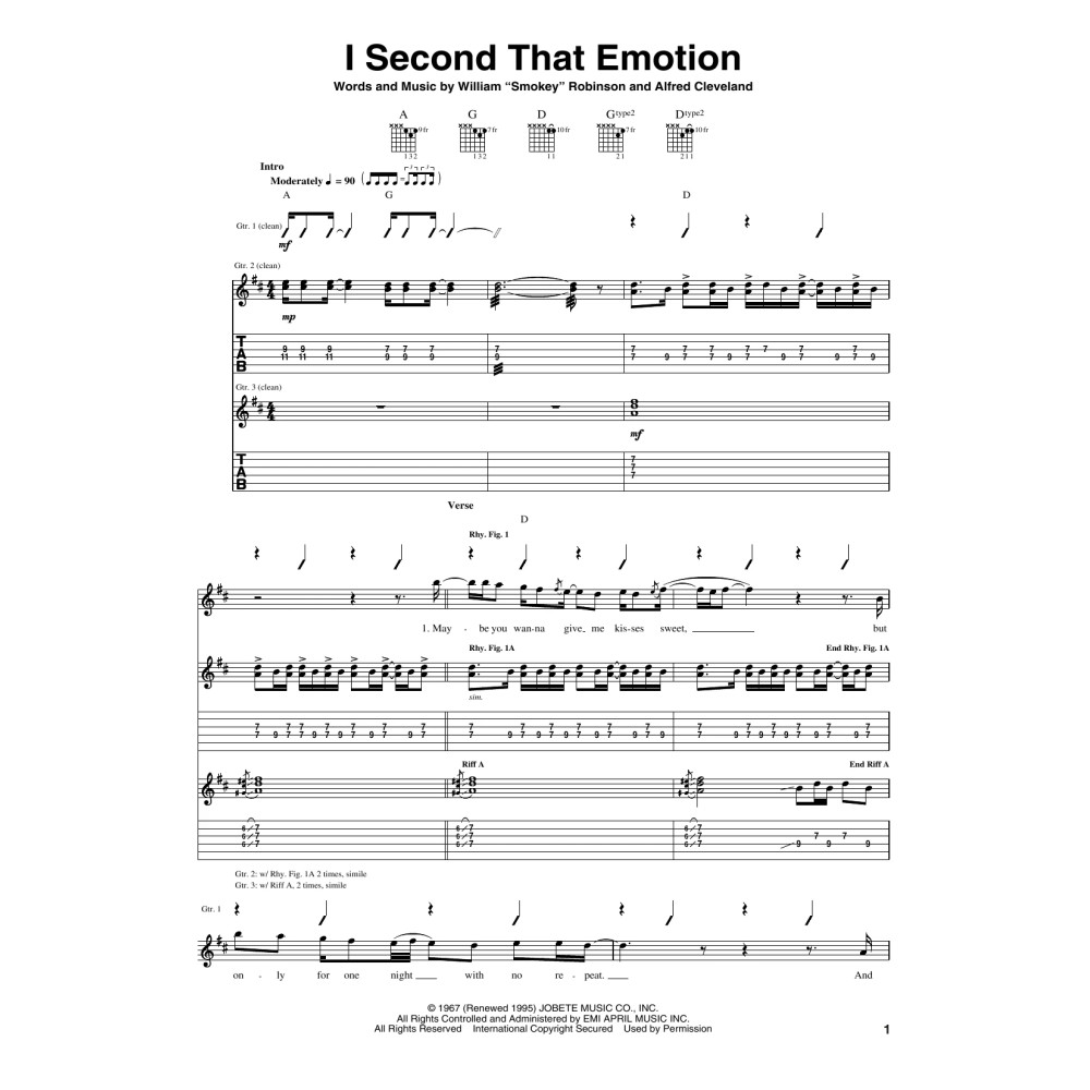 I Second That Emotion