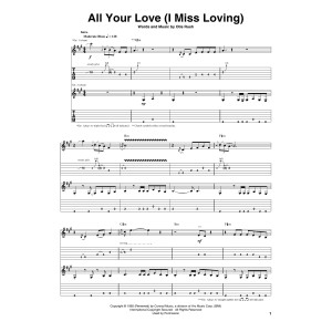 All Your Love (I Miss Loving)
