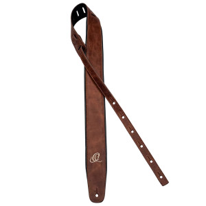 Ortega Gitarrengurt Leder V. Caramel