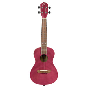 Konzert-Ukulele Ortega, Okoumé, Rubinrot